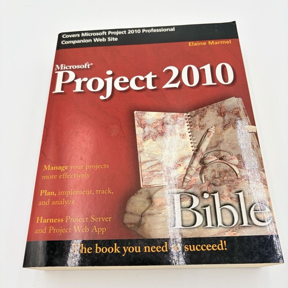Project 2010 Bible Paperback by  Elaine Marmel